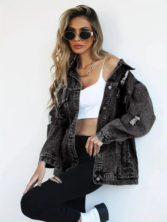EB | Oversized Jeansjacke für Damen
