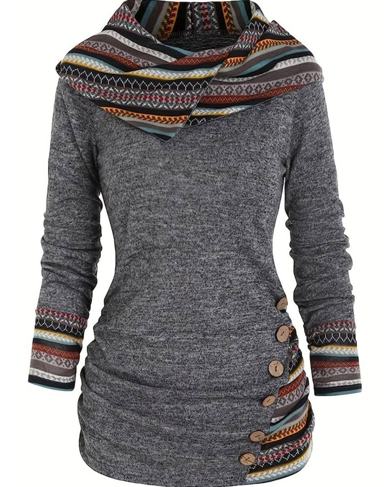 EB | Kapuzenpullover In Kontrastfarbe