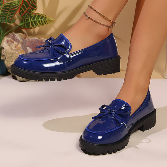 Elegante Orthopädische Loafer Mit Blockabsatz EB EB