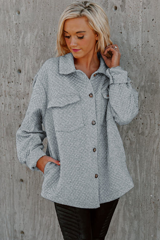 EB | Leichtgewicht Gesteppte Hemdjacke Polyester Komfort und Stil