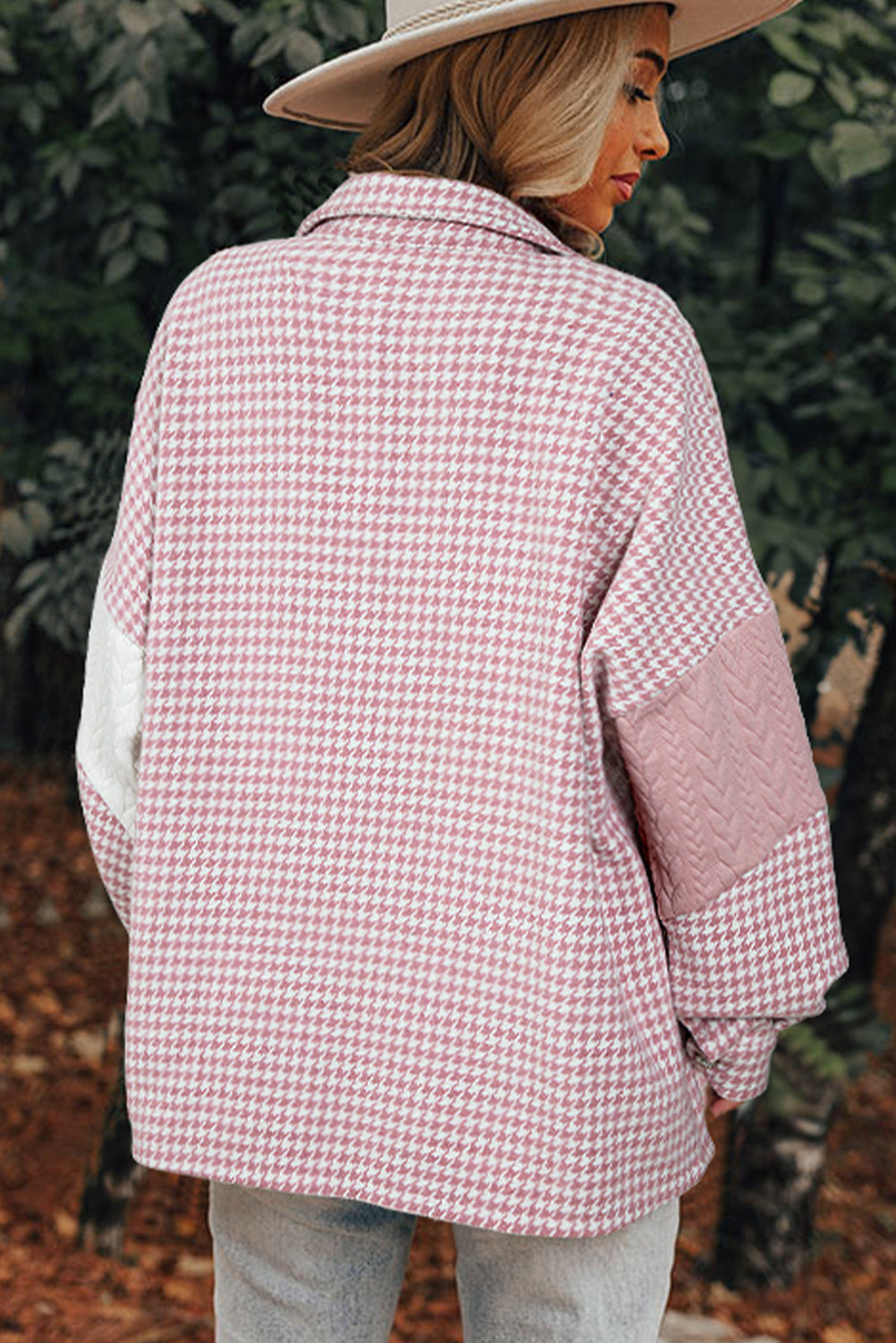 EB | Patchwork Hemdjacke Baumwollmischung Modern und Stilvoll