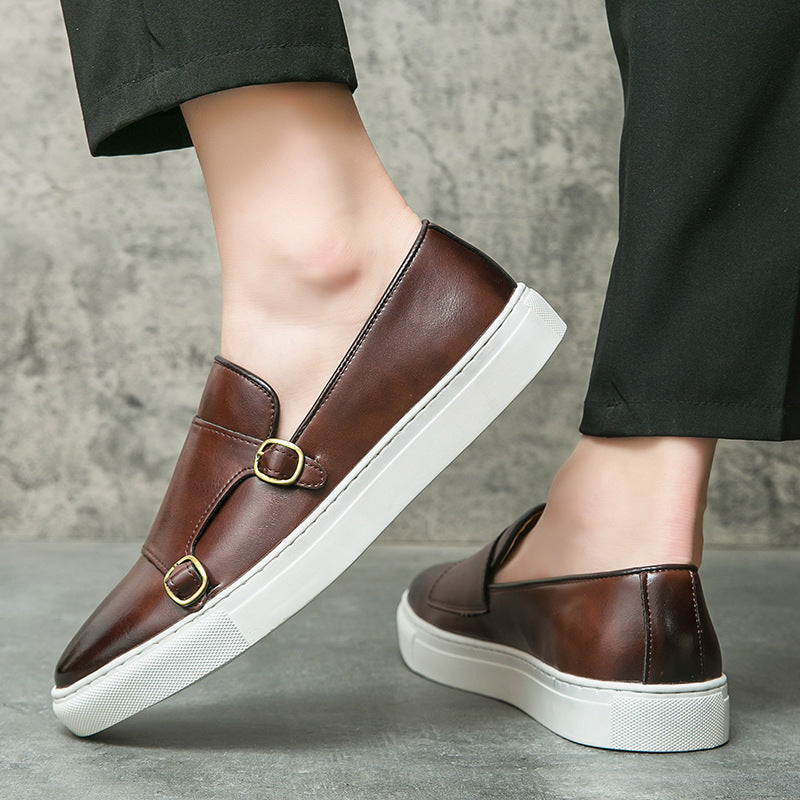 Elegante Herren Slip-on Loafers aus Leder EB