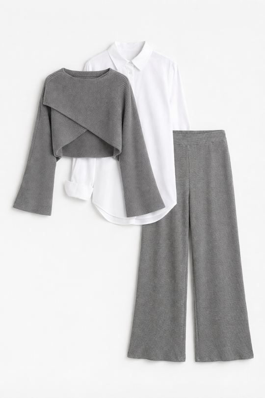 Bequemes Damen Dreiteiliges Set | EB