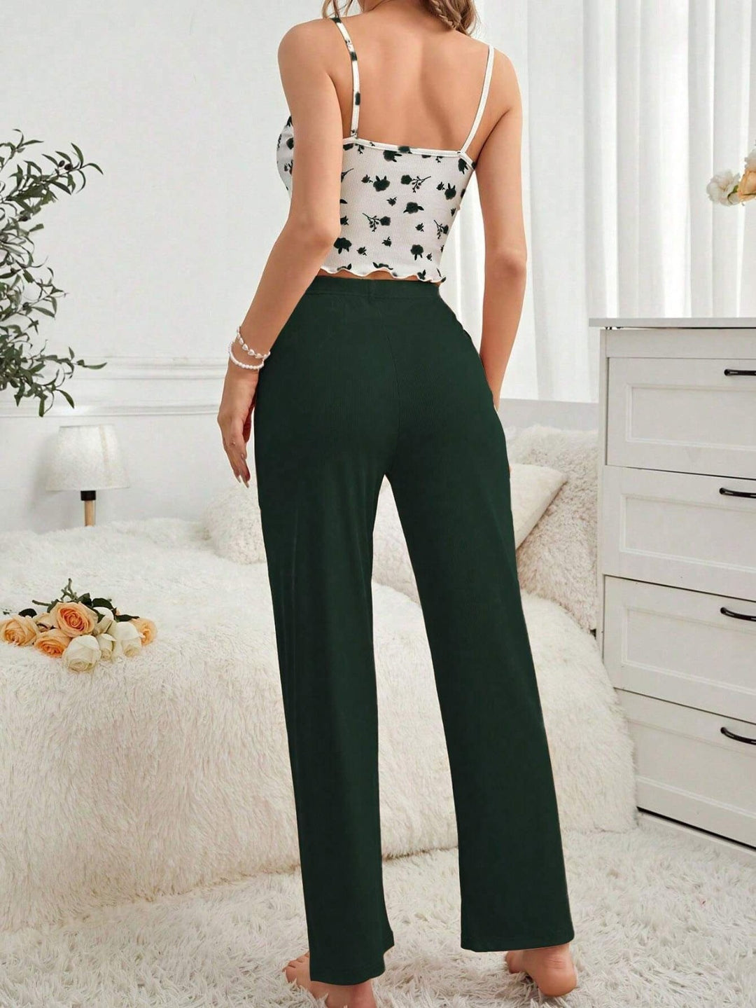 EB | Hosenträgerhose lässiges Pyjama-Set