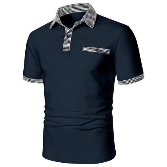EB | Farblich passendes POLO-Shirt mit Knöpfen
