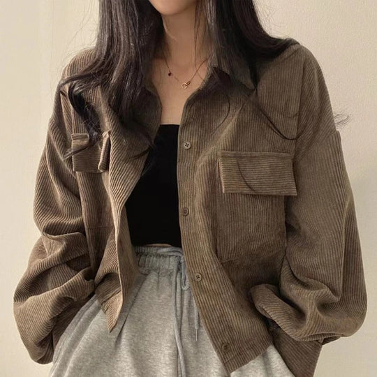 EB | Lässige, Bequeme Cord-Jacke für Den Alltag
