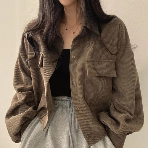 EB | Lässige, Bequeme Cord-Jacke für Den Alltag