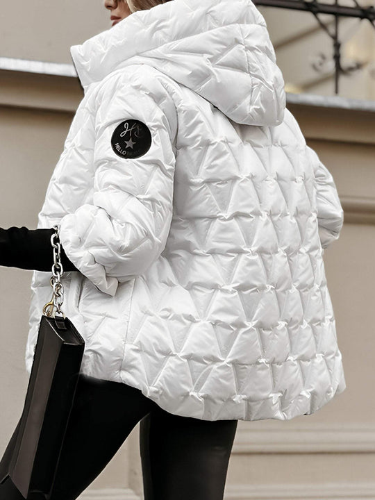 EB | Patchwork-Jacke mit Kapuze