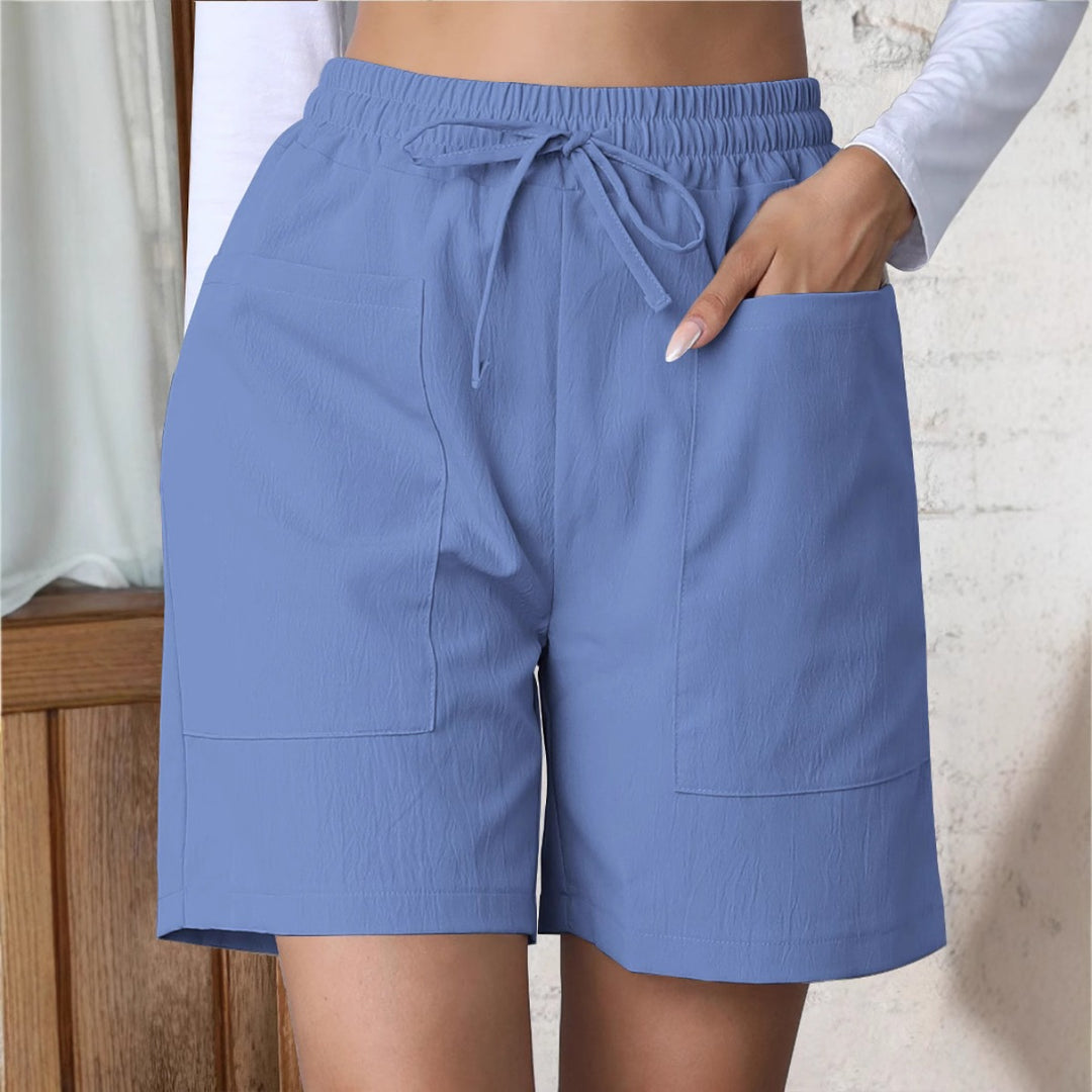 EB | Große Shorts mit hoher Taille und weitem Bein