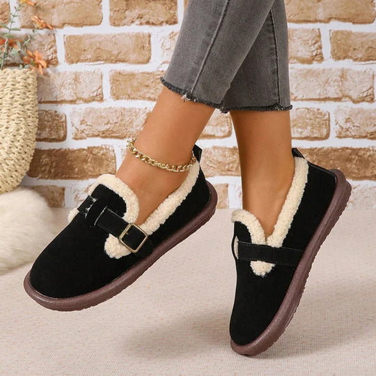 Warme und bequeme flache Schuhe EB
