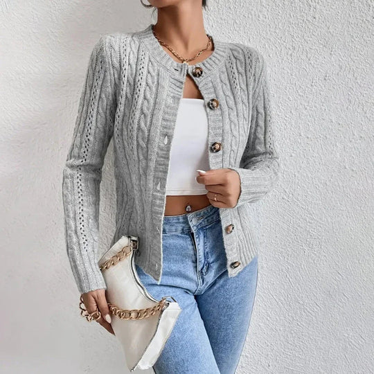 EB | Strickjacke mit Knöpfen für Damen