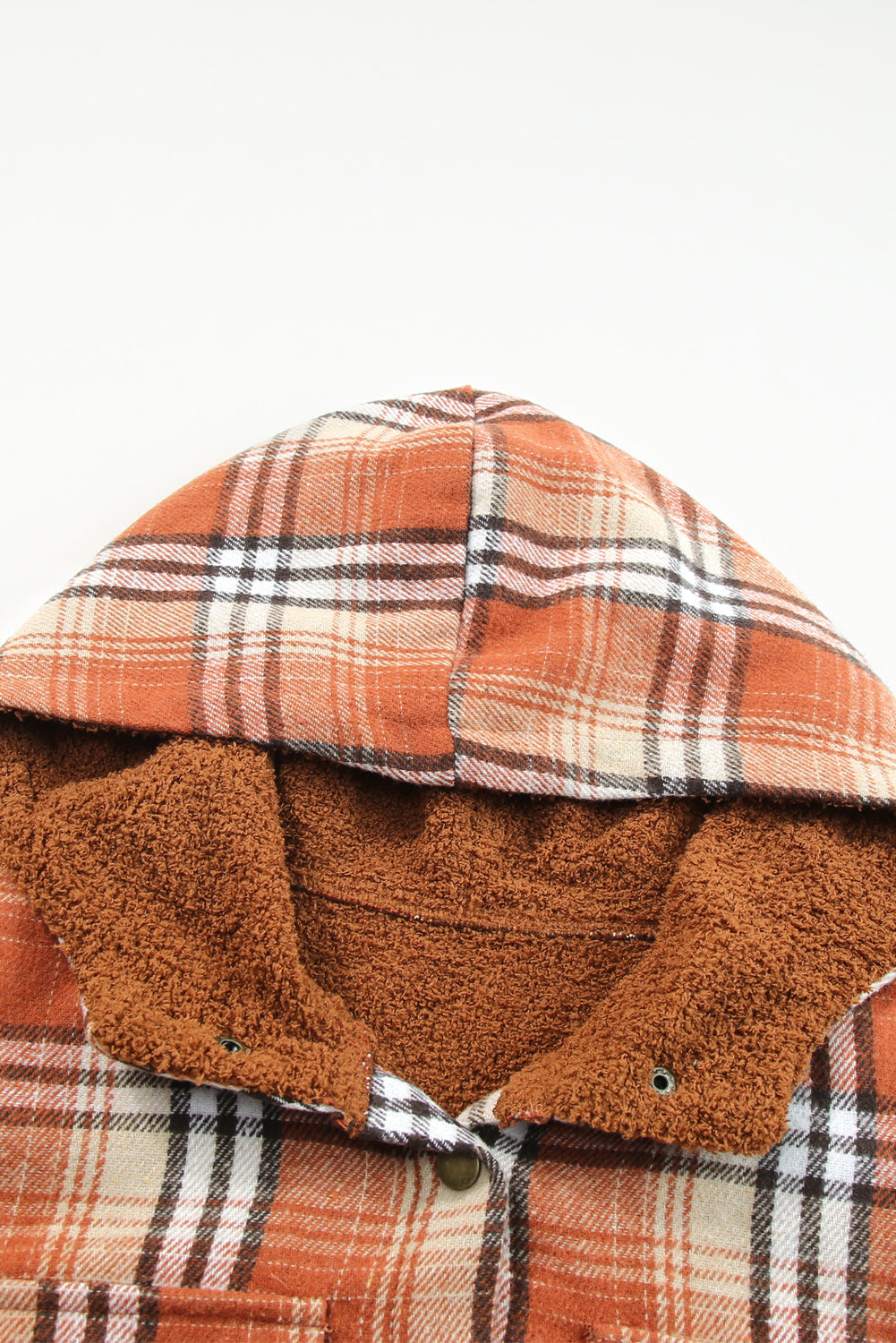 EB | Gepunktete Jacke mit Kapuze Weiches Plüschfutter Perfekt für Kalte Tage