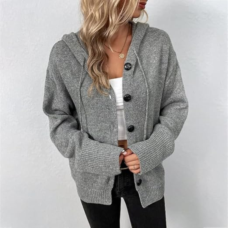 EB | Strick-Cardigan mit Knöpfen für Damen