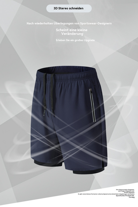 EB | Große, doppelt gefütterte Sportshorts