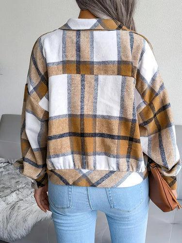 EB | Karierte Flanelljacke - Kurzschnitt