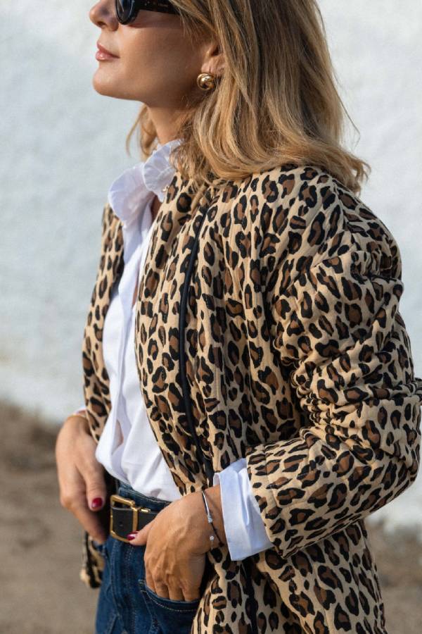 EB | Leopardenmuster Jacke