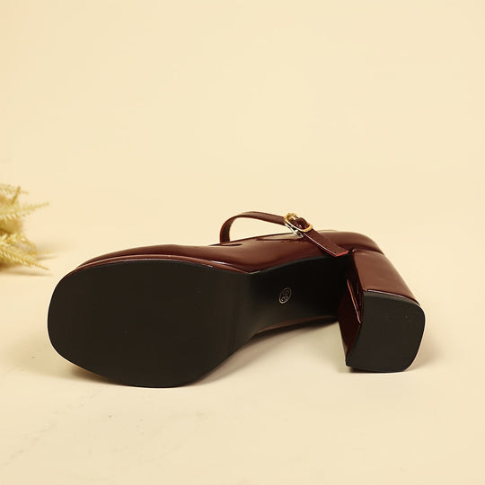 EB | Stilvolle Wasserdichte Mary Jane Pumps