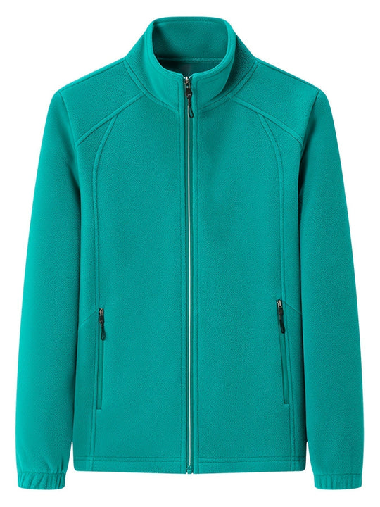 EB | Außenjacke Aus Fleece mit Stehkragen und Langen Ärmeln