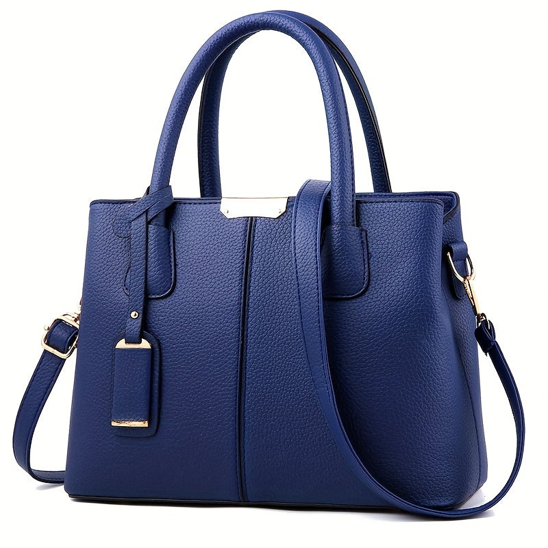 EB – Schicke All Season Geräumige PU Handtasche für Frauen