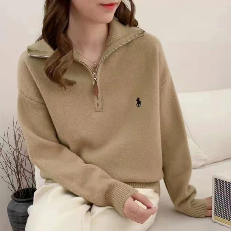 EB | Bequemer Pullover mit Reißverschluss