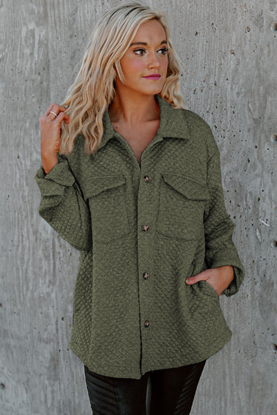 EB | Leichtgewicht Gesteppte Hemdjacke Polyester Komfort und Stil