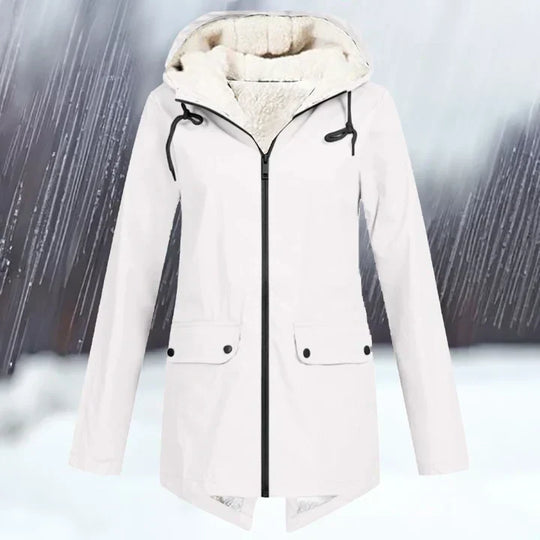 EB | Wind und Wasserdichte Jacke mit Kapuze und Verdickung