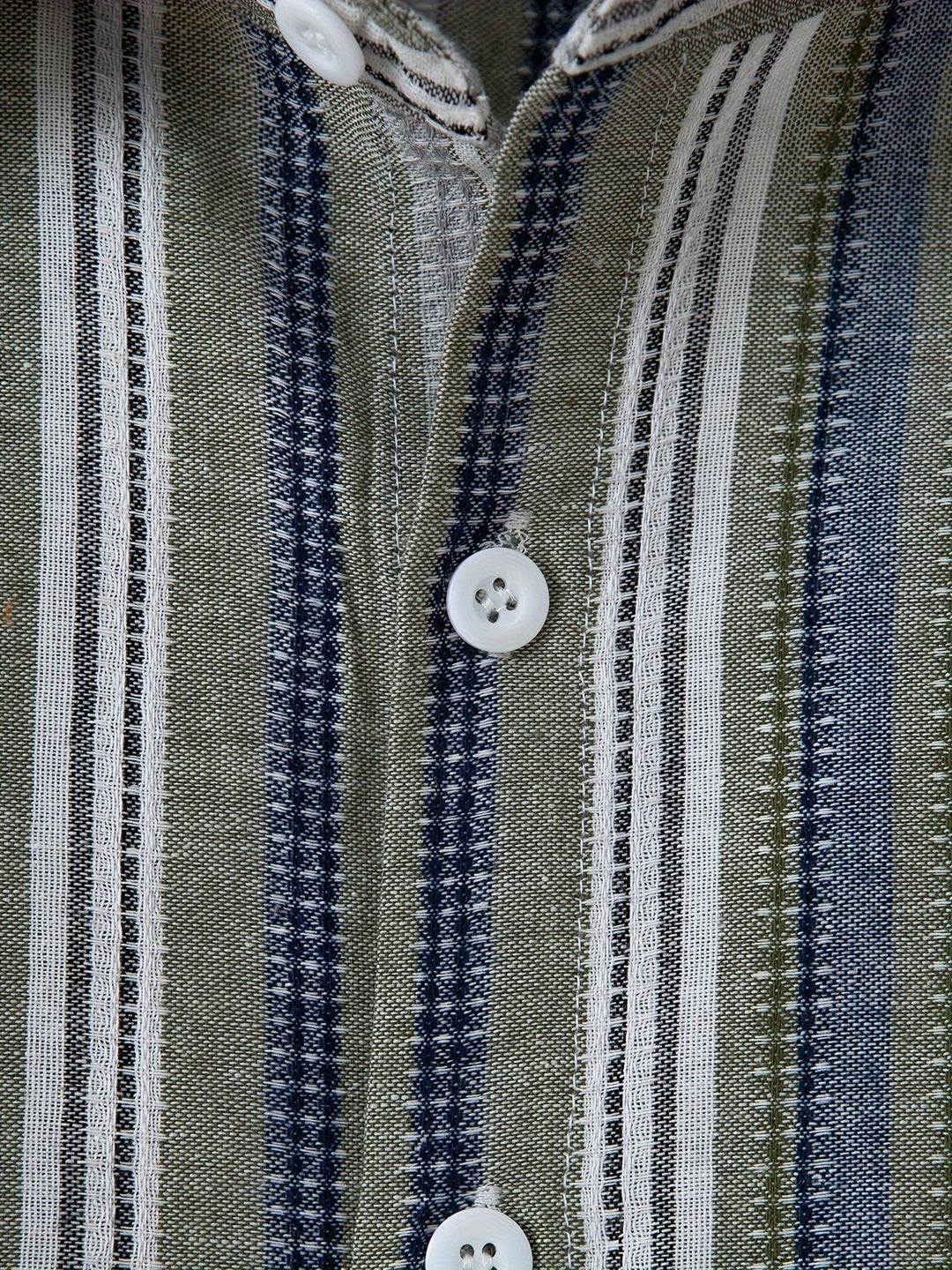 EB | Gestreiftes Baumwoll Leinen Herrenhemd für Entspannte Looks