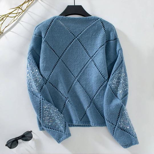 EB | Luftiger Hohlstrickpullover Für Übergangszeit