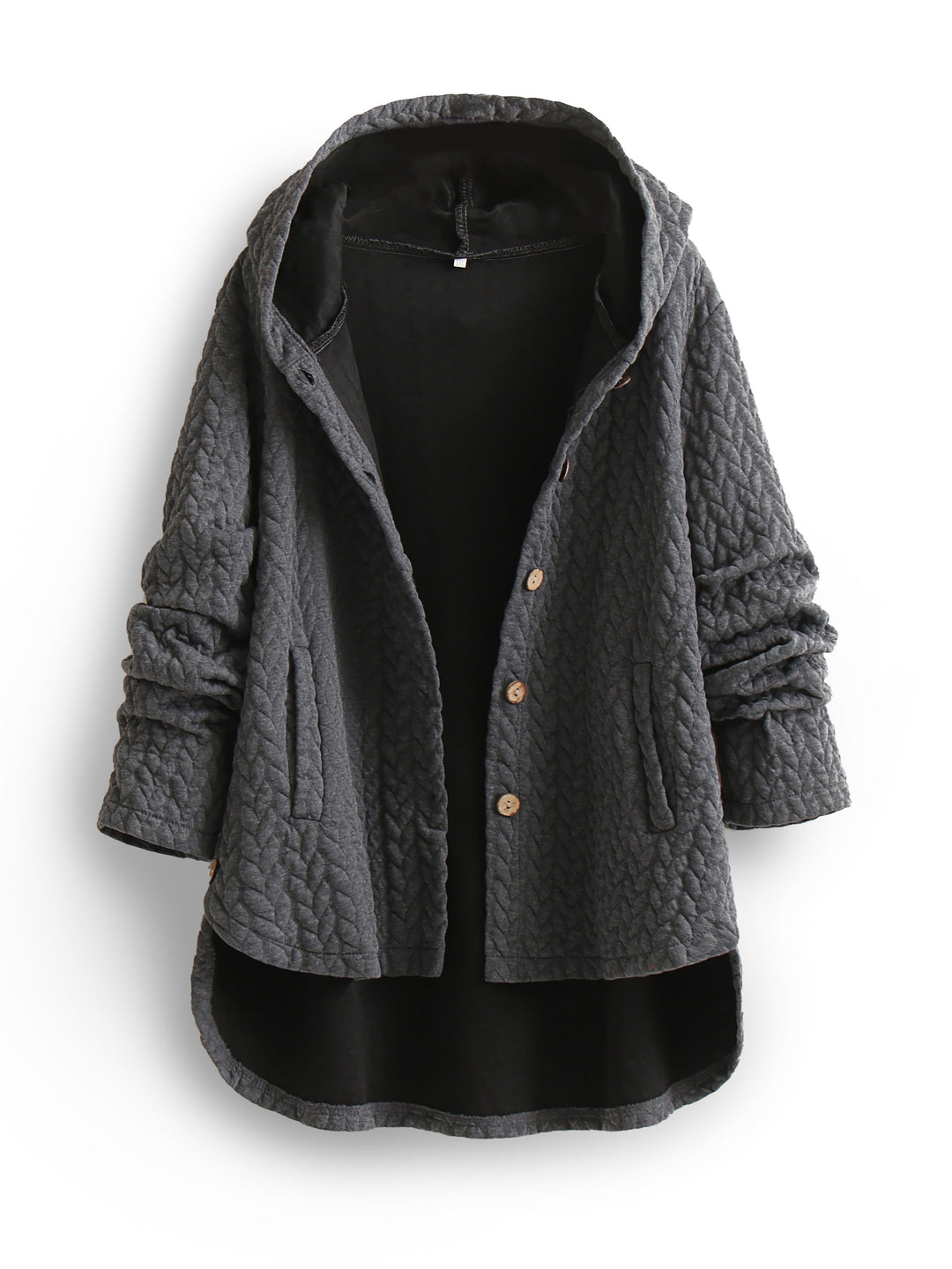 EB | Lange Winterjacke mit Kapuze für Damen Ideal für Die Kalte Jahreszeit