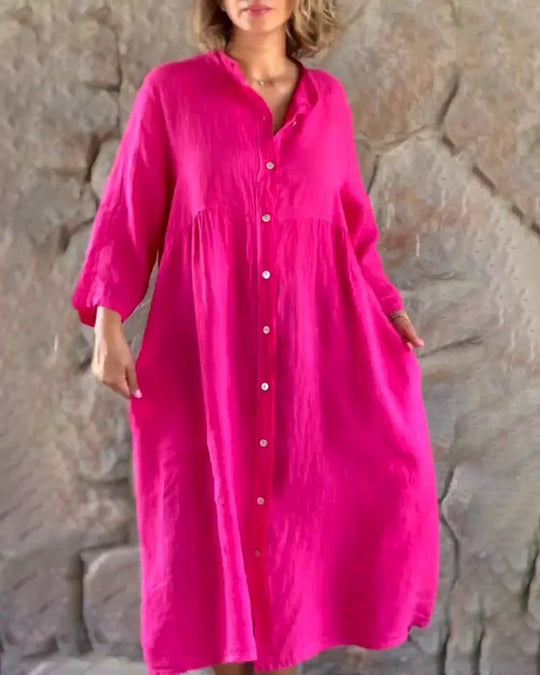 Hemdblusenkleid - stilvolles Sommerkleid