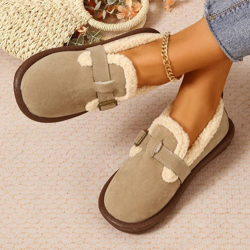 Warme und bequeme flache Schuhe EB