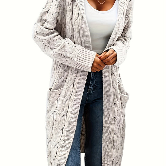 EB | Langstrickjacke mit Kapuze