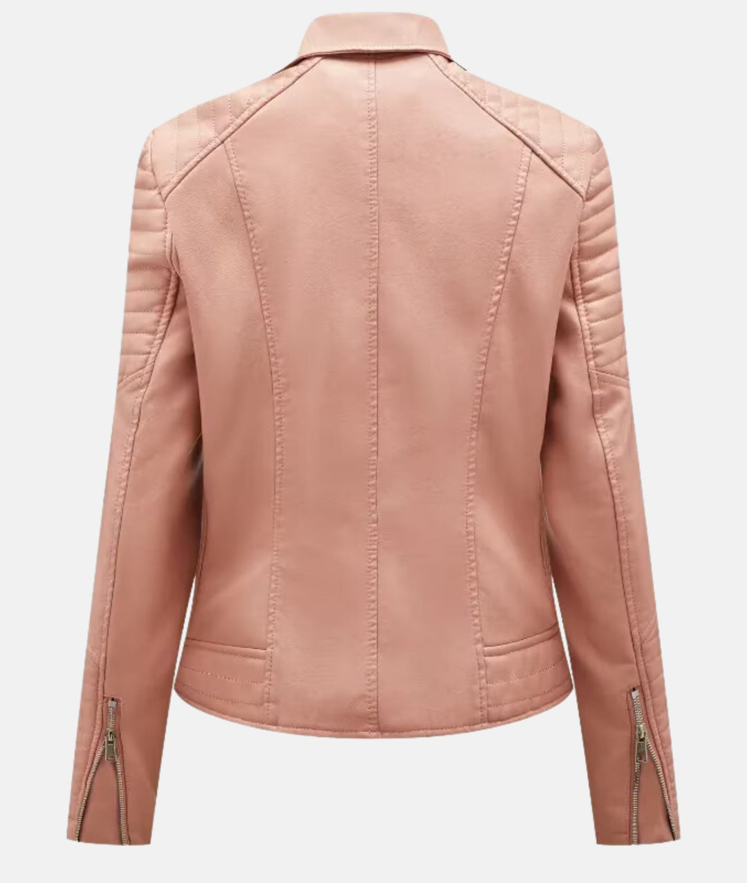 EB | Damen Kunstleder Bikerjacke