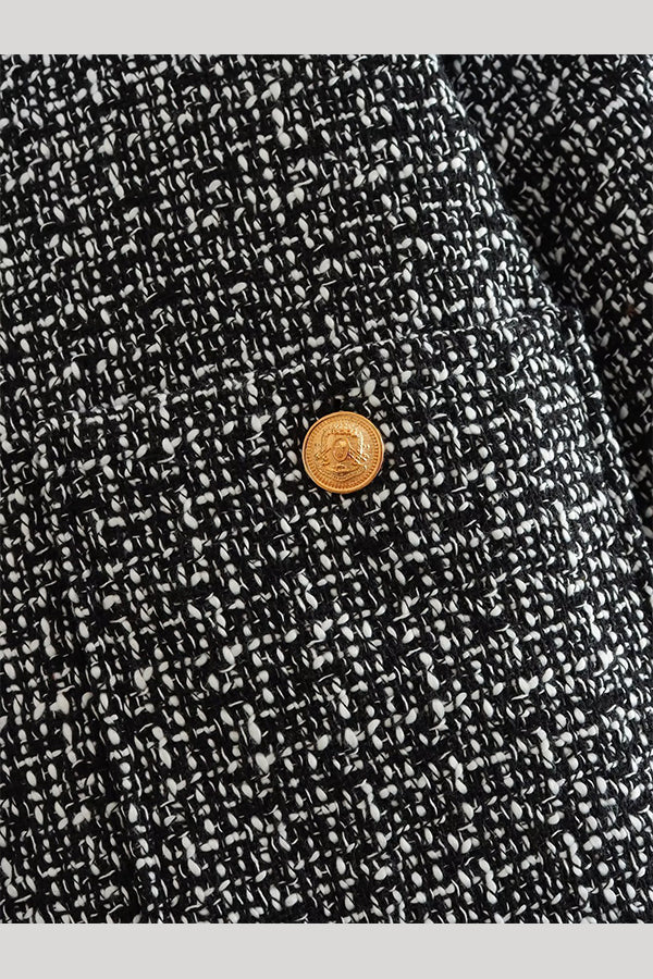 EB | Farbe Texturiertes Lässiges Stil Top Jacke