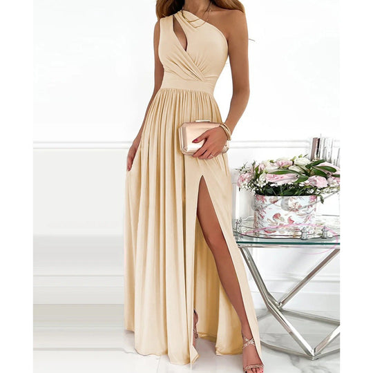 EB | Frühling/Sommer Schulterfreies Kleid für Frauen