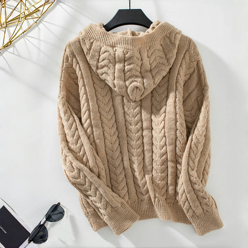 EB | Klassischer Pullover Mit Zopfmuster Design