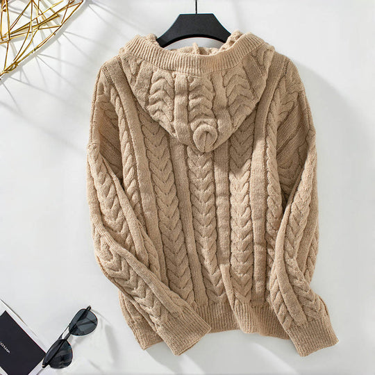 EB | Klassischer Pullover Mit Zopfmuster Design