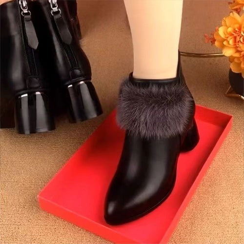 Winterstiefel mit Kaninchenfell EB EB