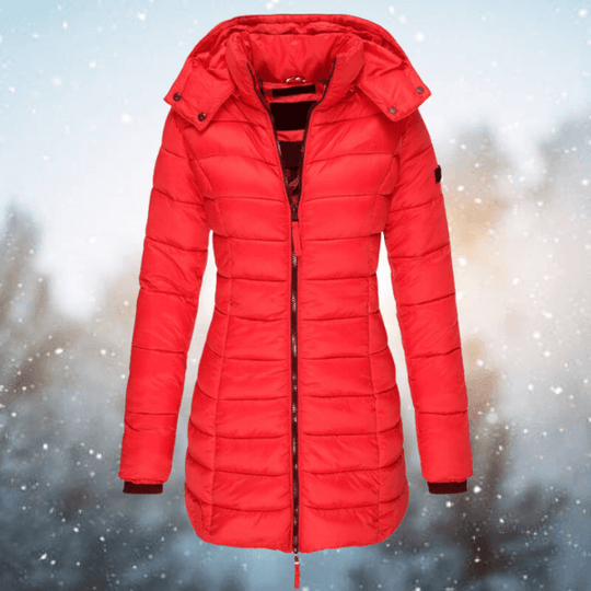 EB | Damen Langjacke Gepolsterte Pufferjacke