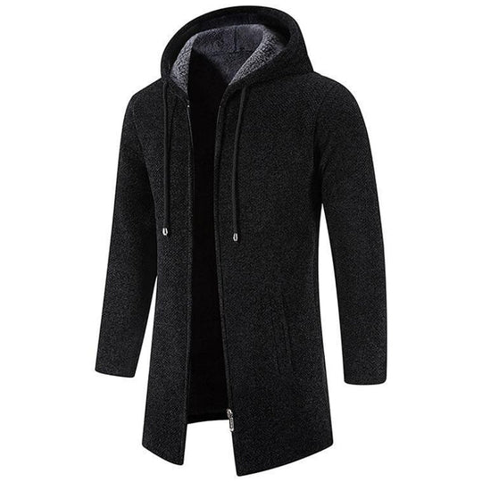 EB | Herren Wolljacke mit Kapuze