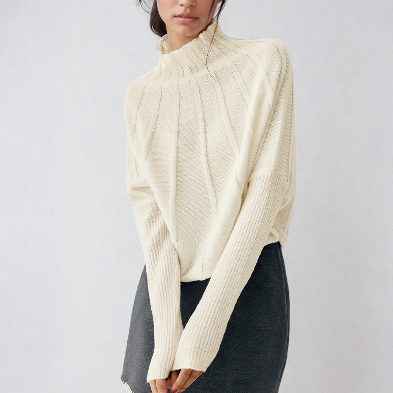 EB - Stylische Strickrollkragenpullover für den Winter für Frauen