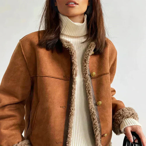 EB | Kurze Jacke mit Knopfverschluss