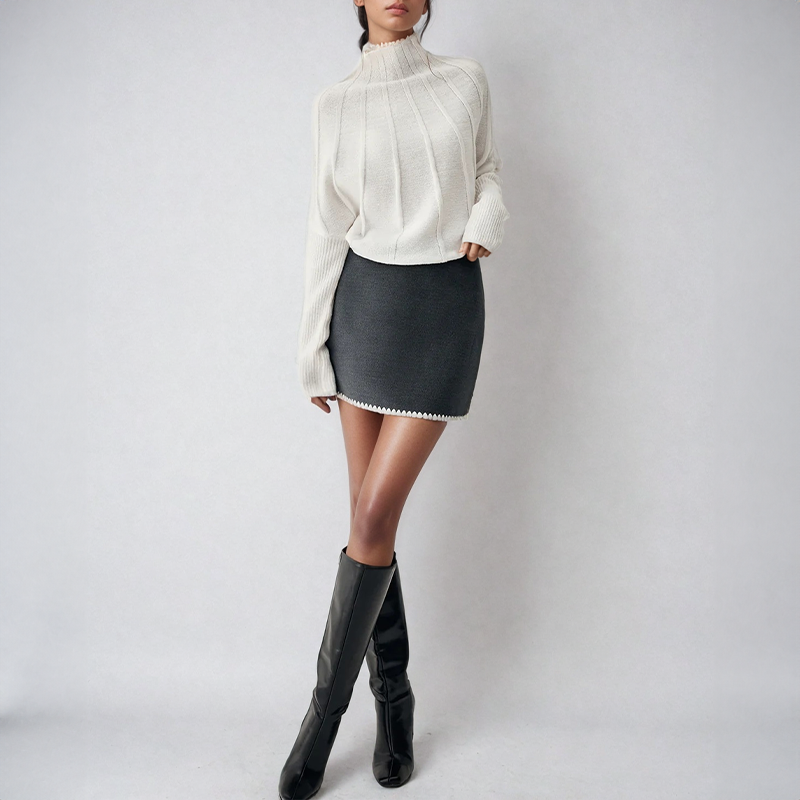 EB - Stylische Strickrollkragenpullover für den Winter für Frauen