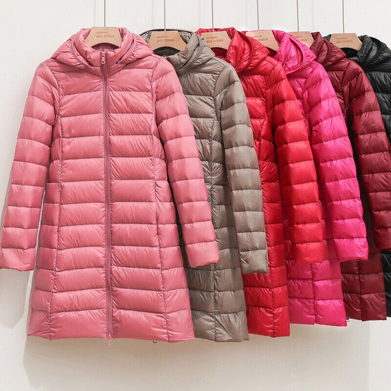 EB | Lang Daunenjacke - Schön Warm & Stilvoll