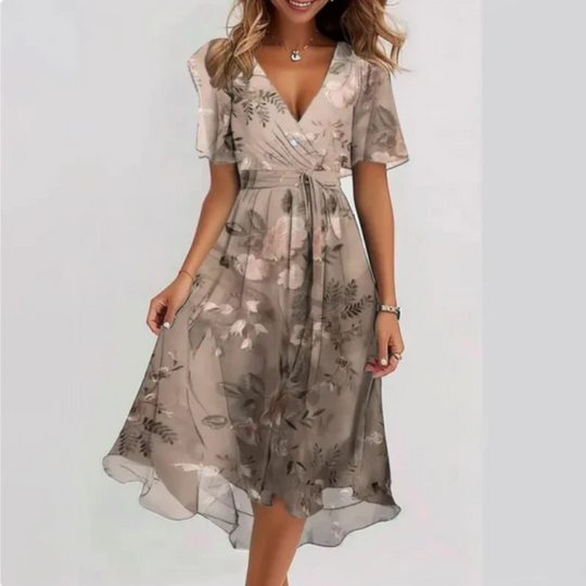 EB | Damen Elegant Sommerkleid Partykleid