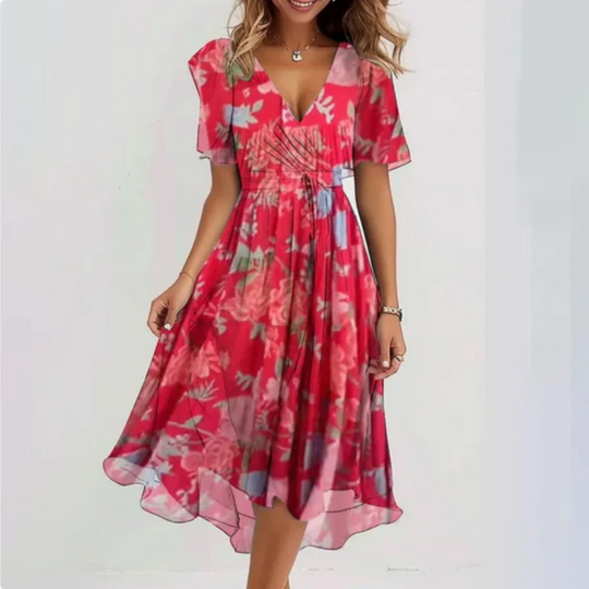 EB | Damen Elegant Sommerkleid Partykleid