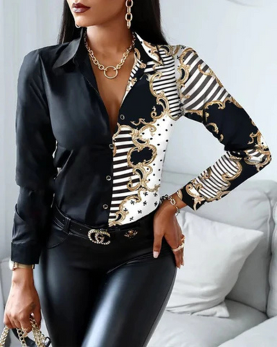 EB | Damen Blusen Elegant Langarm