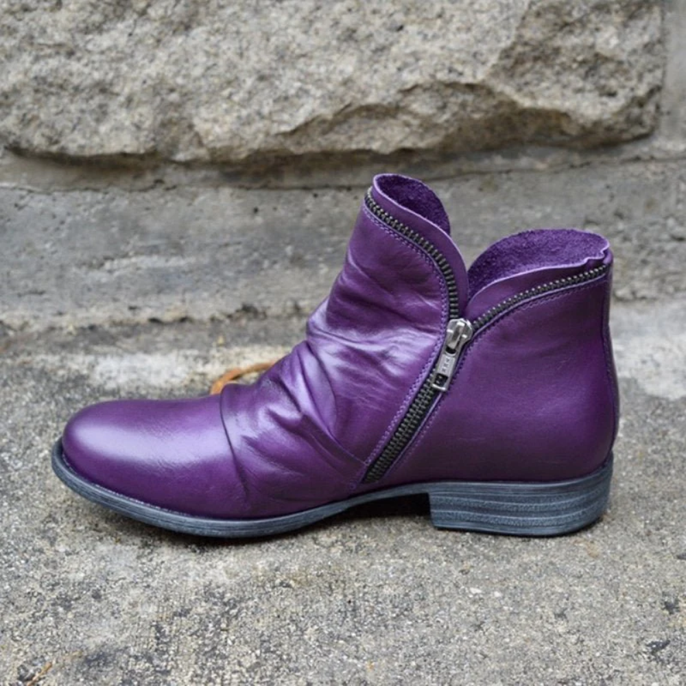 EB | Damen Schwarz Stiefeletten Wasserdicht