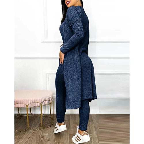 EB | Damen 3 Teiliges Loungewear Satz mit Jacke