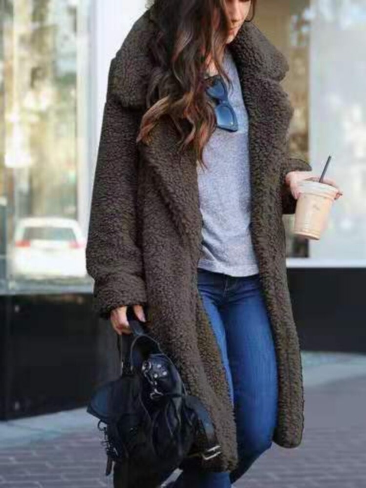 EB | Mantel - Strukturierter Teddy-Look